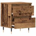 vidaXL Nočný stolík 2 ks Staré drevo 40 x 35 x 50 cm Kompozitné drevo