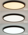 LED stropní 3CCT svítidlo TR-85S - 40W 4300lm ø50x2,7cm Trixline