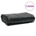 vidaXL Celta čierna 1,5x2 m 650 g/m²