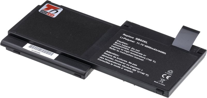 Batéria T6 Power HP EliteBook 720 G1, 725 G2, 820 G1, 820 G2, 4000mAh, 44Wh, 3cell, Li-pol