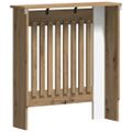 vidaXL Kryt radiátora Dub artisan 78 x 19 x 81,5 cm Kompozitné drevo