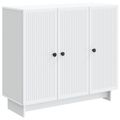 vidaXL Servírovacia skriňa Biela 89 x 34,5 x 80 cm Kompozitné drevo
