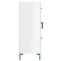 vidaXL Komoda lesklá biela 69,5x34x90 cm spracované drevo