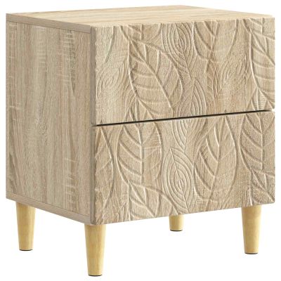 vidaXL Nočný stolík Dub sonoma 43 x 34,5 x 48 cm Kompozitné drevo