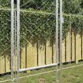 vidaXL Klietka pre psa Strieborná 600 x 200 x 200 cm Pozinkovaná oceľ