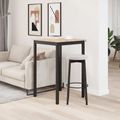 vidaXL Barový stôl 70 x 70 x 105 cm Masívne borovicové drevo Prírodná
