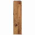 vidaXL Regál na topánky staré drevo 80x25x100 cm spracované drevo