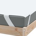 vidaXL Chránič matraca biela 120x220 cm vodeodolné