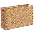 vidaXL Kôš na časopisy 2 ks Vodný hyacint 39 x 14 x 25 cm Prírodná