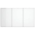 vidaXL Magnetická biela tabuľa skladacia 150x80x1,7 cm hliník