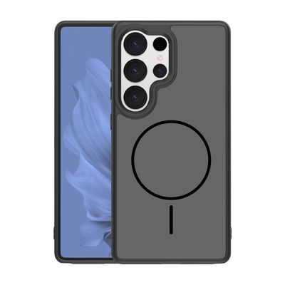 Puzdro Frame Thin Mag pre Samsung Galaxy S25 Ultra čierna