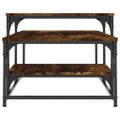 vidaXL Konferenčný stolík dymový dub 102x60x45 cm kompozitné drevo