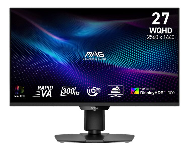 MSI MAG/274QPF X30MV/27''/VA/QHD/300Hz/0,5ms/Čierna/3R