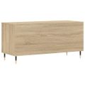 vidaXL Skrinka na platne dub sonoma 100x38x48 cm kompozitné drevo