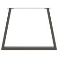 vidaXL Nohy k jedálenskému stolu v tvare V, 3 ks, antracitové, 90 x (72-73,3) cm, oceľ