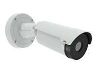 Termálna sieťová kamera - vonkajšia - odolná voči poveternostným vplyvom - farebná - 768 x 576 - pevné ohnisko - audio - LAN 10/100 - MJPEG, H.264, MPEG-4 AVC - DC 8 - 28 V / AC 20 - 24 V / PoE