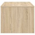 vidaXL Konferenčný stolík Sonoma dub 80 x 50 x 40 cm Kompozitné drevo