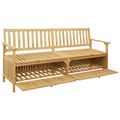 vidaXL Úložná lavička 2 -Seater 170 x 63 x 84 cm Masívna akácia