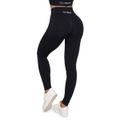 Dámske bezšvové legíny Lift Black - GymBeam, veľkosť L