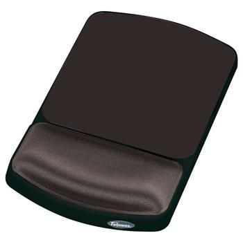 Podložka pod myš a zápästie Fellowes nastaviteľná gelová čierna Podložka pod myš, pod zápestie, ergonomická, gelová, čierna