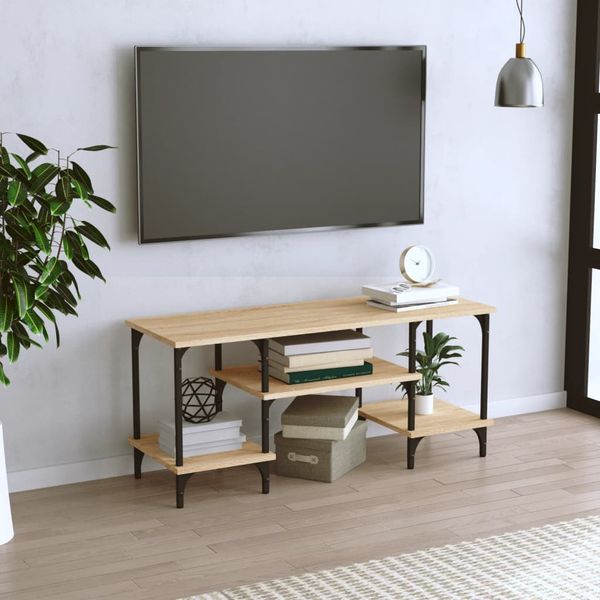 vidaXL TV skrinka dub sonoma 102x35x45,5 cm kompozitné drevo