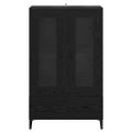 vidaXL Highboard Čierny dub 70 x 31 x 115 cm