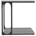 vidaXL Príručný stolík sivý dub sonoma 50x35x52 cm spracované drevo