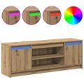vidaXL TV jednotky 139,5 x 34 x 50 cm Hnedá Kompozitné drevo