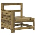 vidaXL Záhradná pohovka s opierkou ruky 69x62x70,5 cm impreg. borovica