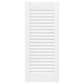 vidaXL Dvierka skriniek Louvred Design 2 ks Biela 61,5x29,5 cm