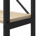 vidaXL Regál na knihy 40 x 30 x 155 cm Kompozitné drevo Sonoma dub