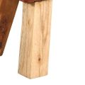 vidaXL Gymnastická lavička hnedá 110 cm pravá koža