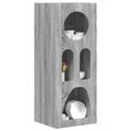 vidaXL Servírovacia skriňa ELST Sivý Sonoma 40 x 35 x 100.5 cm