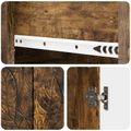 vidaXL Servírovacia skriňa Dymový dub 66 x 34,5 x 90 cm
