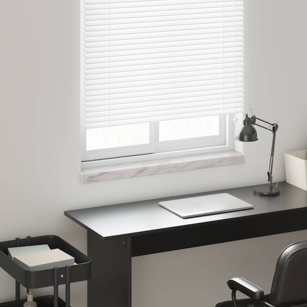 vidaXL Parapetné dosky Mramorová textúra 100 x 10 x 4,5 cm PVC