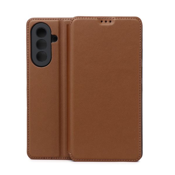 Puzdro Smart Touch pre Samsung Galaxy A37 5G hnedé