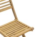 vidaXL Skladacie stoličky 2 ks 48,5x61,5x87 cm Masívne drevo akácia