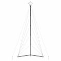 vidaXL LED vianočný stromček 615 LED studená biela 404,5 cm