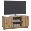 vidaXL TV skrinka 102 x 34,5 x 50 cm Dub artisan Kompozitné drevo