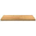 vidaXL Okenný parapet 2 ks svetlohnedá 80x40x2 cm dubový masív