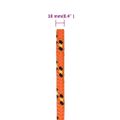 vidaXL Lodné lano oranžové 10 mm 250 m polypropylén