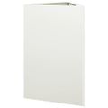 vidaXL Záhradné kvetináče 2 ks biele trojuholník 50x43x75 cm oceľ