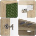 vidaXL Nástenný TV kabinet GELEEN 69 x 33 x 40 cm Dub sonoma