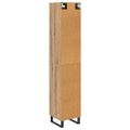 vidaXL Highboard Remeselný dub 34,5 x 34 x 180 cm Kompozitné drevo