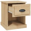 vidaXL Nočné stolíky 2 ks dub sonoma 39x39x47,5 cm spracované drevo
