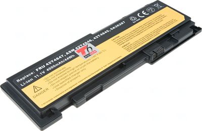 Batéria T6 Power pre Lenovo ThinkPad T420s, ThinkPad T430s, 4000mAh, 44Wh, 6článková