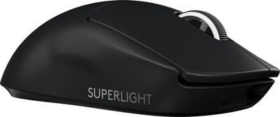 Logitech G Pro X Superlight/Herná/Optická/Pre pravákov/25 600 DPI/Bezdrátová USB/Čierna
