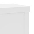 vidaXL Stojany na rastliny 2 ks biele 15x15x20 cm kompozitné drevo