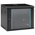vidaXL 9U Nástenná serverová skriňa 19" 600x450x510 mm IP20
