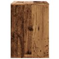 vidaXL Rohová komoda so zásuvkami staré drevo 80x41x58cm kompoz. drevo